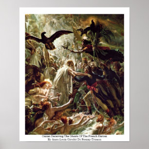 Póster Ossian que recebe os fantasmas dos heróis