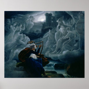 Poster Ossiana se conjuga com os espíritos