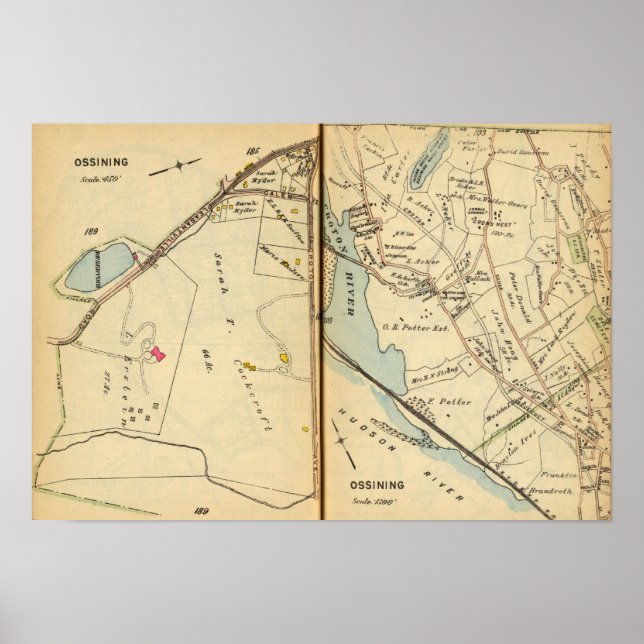 Póster Ossining, Nova Iorque 2 (Frente)