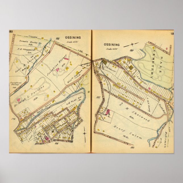 Poster Ossining, Nova Iorque 3 (Frente)