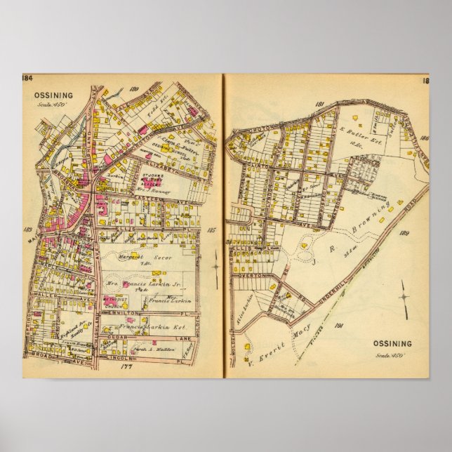Poster Ossining, Nova Iorque 4 (Frente)