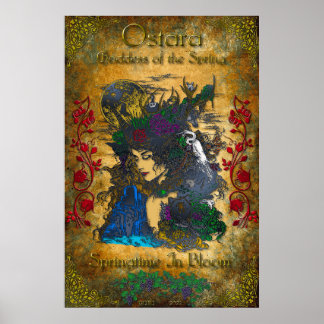 Poster Ostara Deusa de Primavera