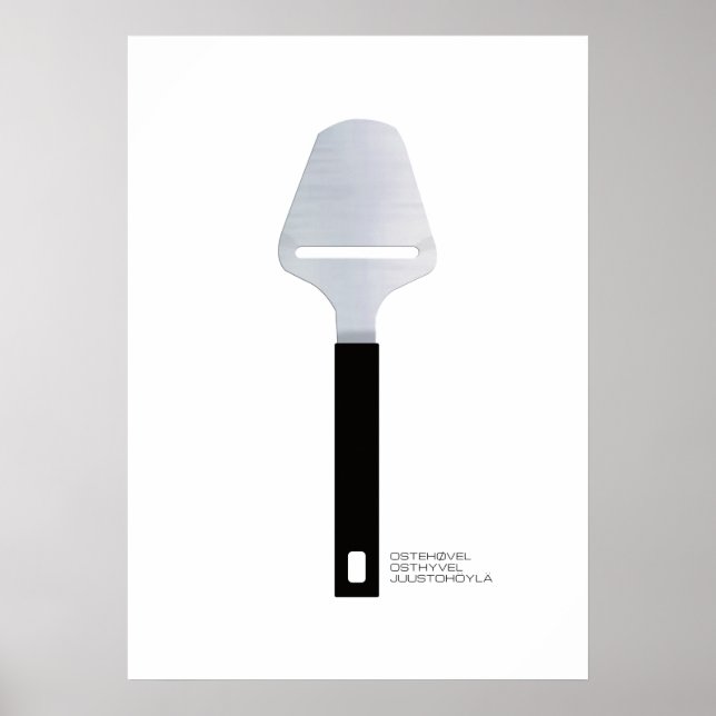 Poster Ostehøvel, Osthyvel, Juustohöylä também conhecido  (Frente)