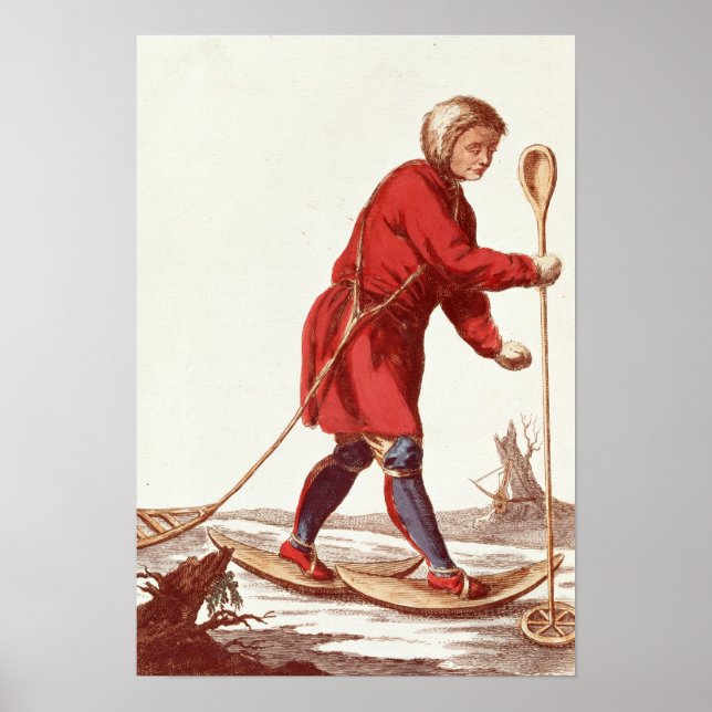 Poster Ostiak Hunando Ermine (Frente)