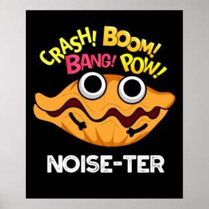 Poster Ostra Noise-ter Engraçado Ruído Escuro BG