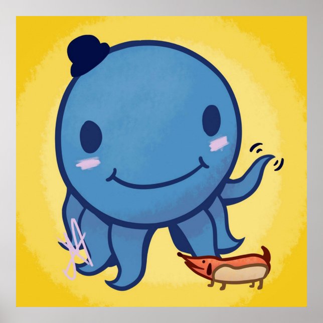 Poster Oswald e Weenie (Frente)