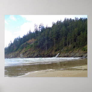 Poster Oswald West State Park, Costa do Oregon