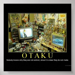 Póster Otaku inspirador
