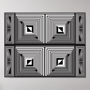 Poster Ótica através de Formas