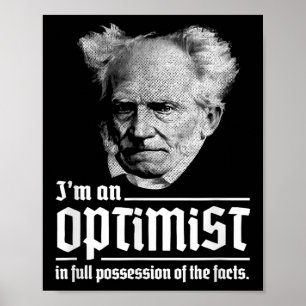 Poster Otimista Arthur Schopenhauer Pessimismo Pessimismo