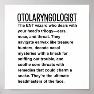 Poster Otolaringologista