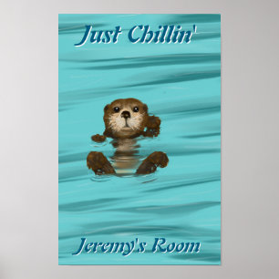 Poster Otter, Apenas A Calar