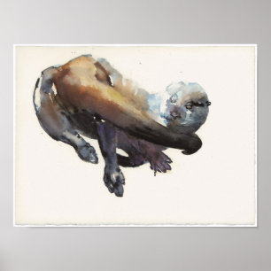 Poster Otter Study I - 'Talisker'