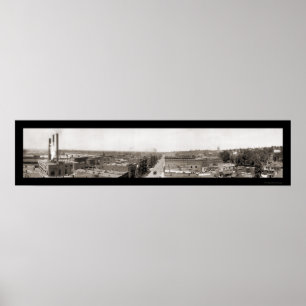 Poster Ottumwa, foto 1907 de IA