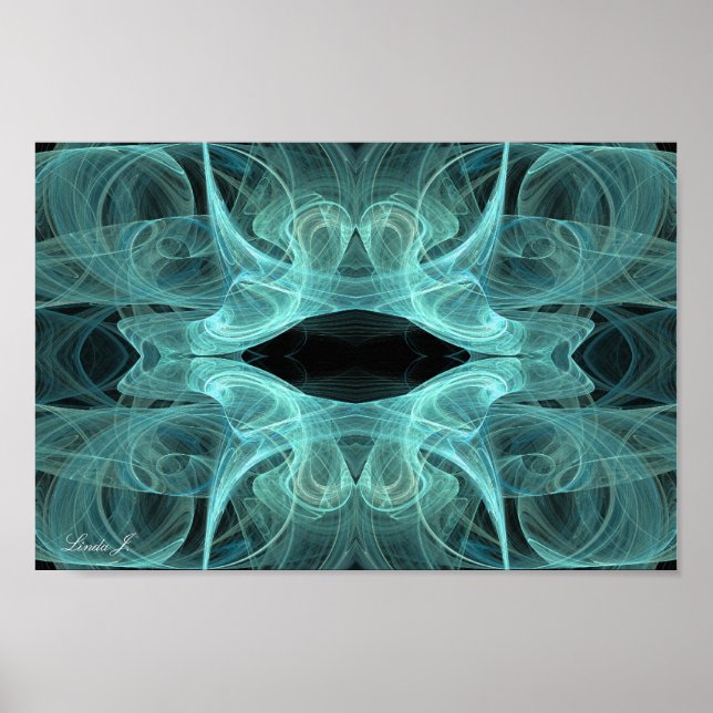 Poster ou Canvas de fundo frontal abstrato (Frente)