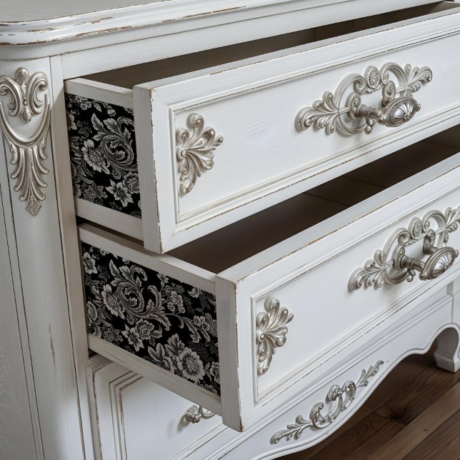 Poster ou Folha De Disco, Branco Preto (This is a mockup, your design may appear larger/smaller depending on what size you purchase.)