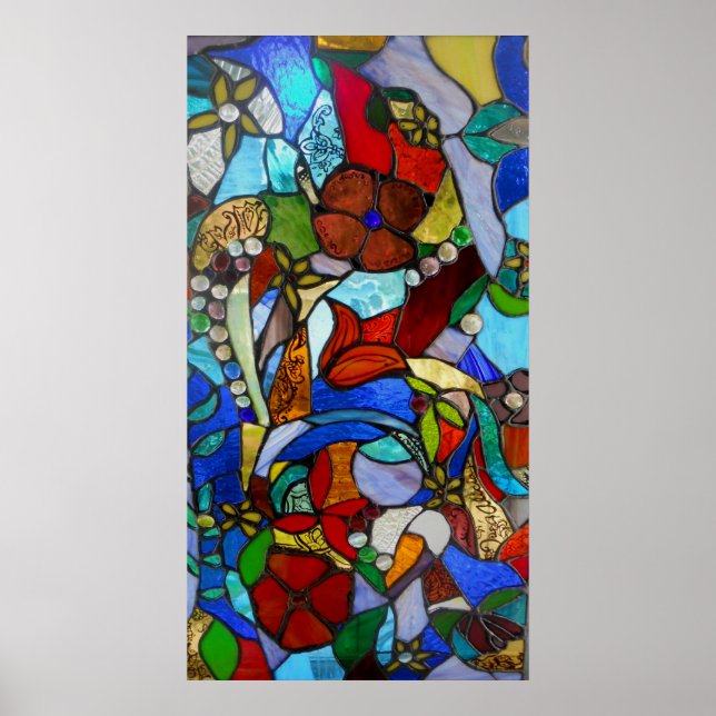 Poster ou Impressão do Jardim Floral de Alicia (Frente)