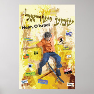 Póster ouça o Israel