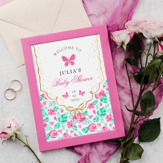 Poster Our Lovely One Baby Shower (Criador carregado)