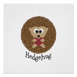 Póster Ouriço Hedgehug