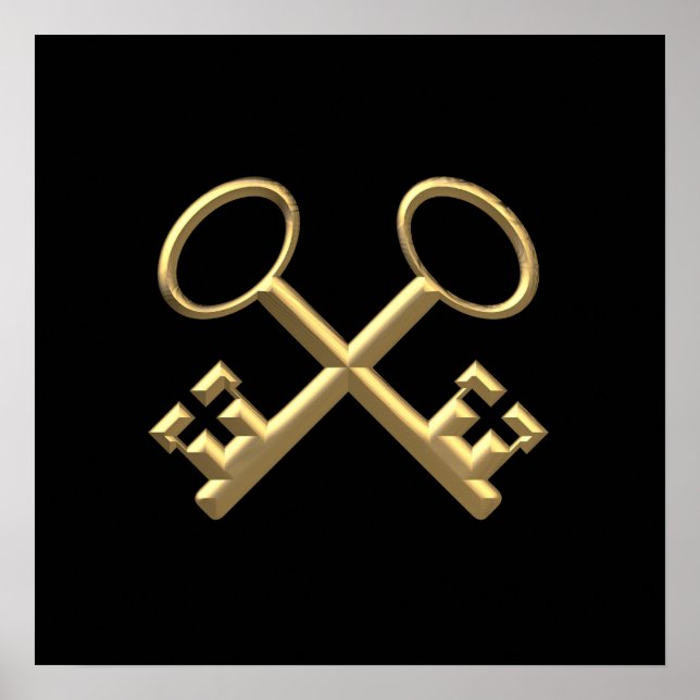 Póster Ouro "3-D" Rua. (Frente)