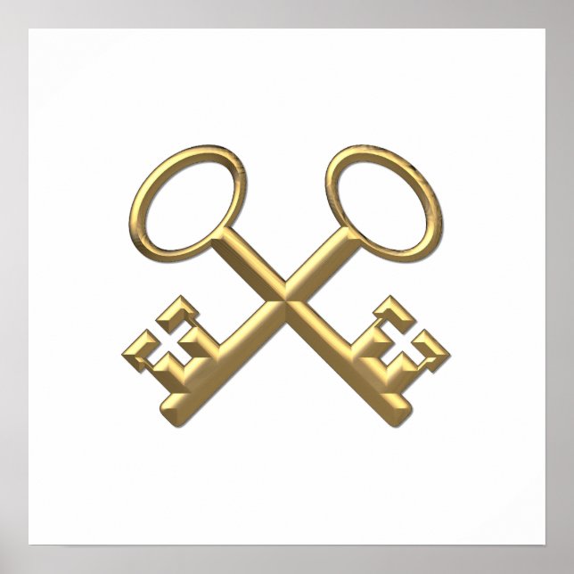 Póster Ouro "3-D" Rua. (Frente)