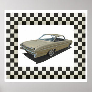 Póster Ouro 61 Oldsmobile