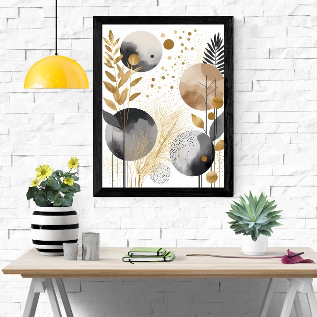 Poster Ouro Art, moderno minimalista (Criador carregado)