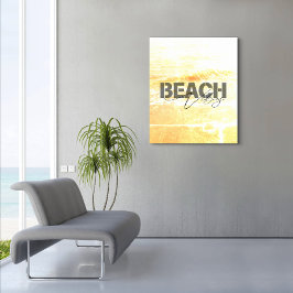 Poster Ouro Beach Vibes