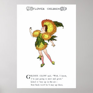Póster Ouro brilhante