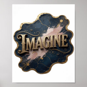 Poster Ouro Cativante IMAGINE