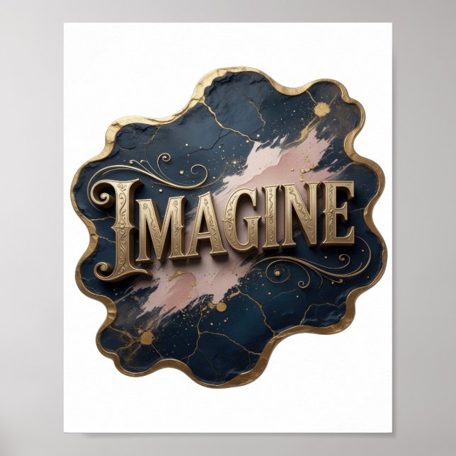 Poster Ouro Cativante IMAGINE (Frente)