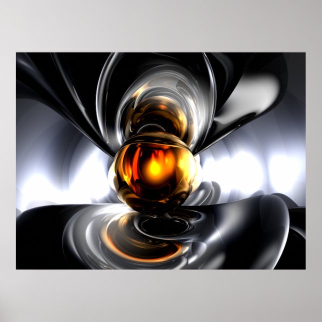 Poster ouro das lágrimas do Abstrato (Frente)