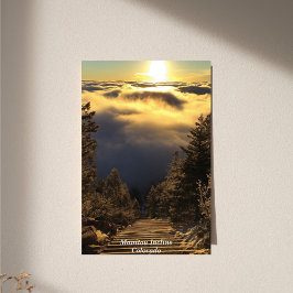 Póster Ouro Do Sol Acima Das Nuvens