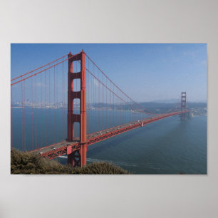 Poster Ouro Gate San Francisco EUA