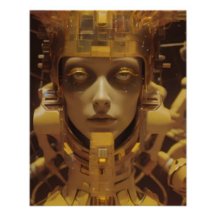 Póster Ouro Girl