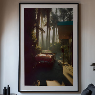 Poster Ouro Hora De Ir Para Uma Manhã Cinemática Na Calif