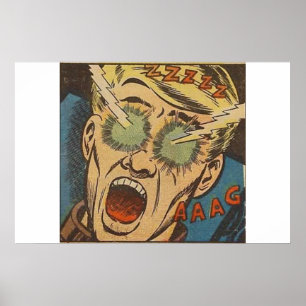 Poster Ouro Idade do Horror vintage retro clássico do his