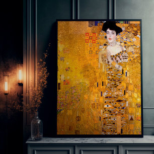 Poster Ouro Klimt Lady Adele Bloch Bauer Art Nouveau
