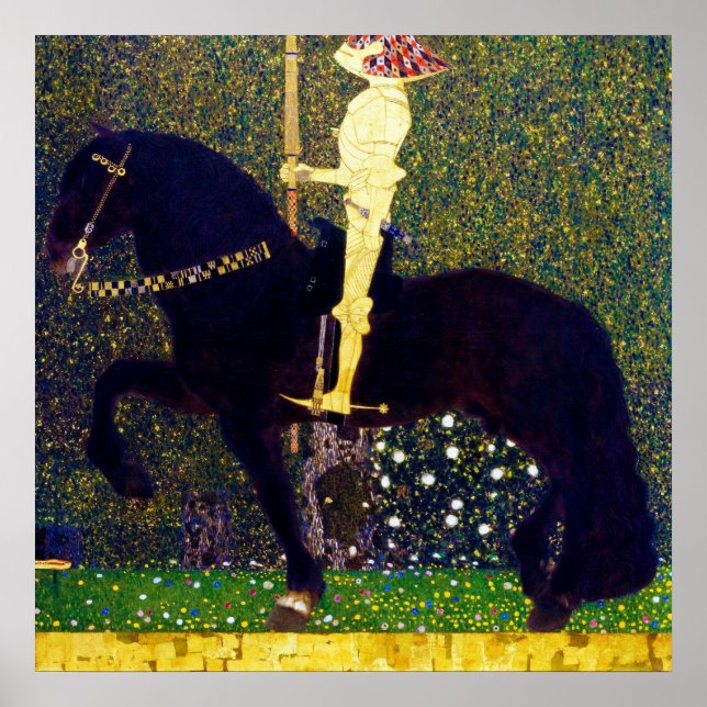 Poster Ouro Knight, Gustav Klimt (Frente)