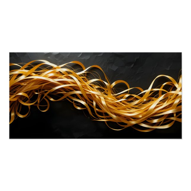 Póster Ouro Light Weave (Frente)