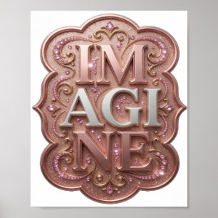 Poster Ouro Limpo IMAGINE Design