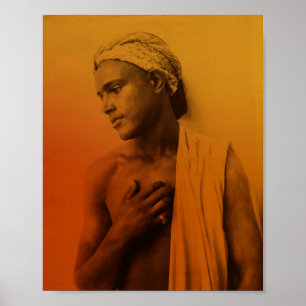 Poster Ouro Magrebe Tunisino Djerba Boy Man MalPoster