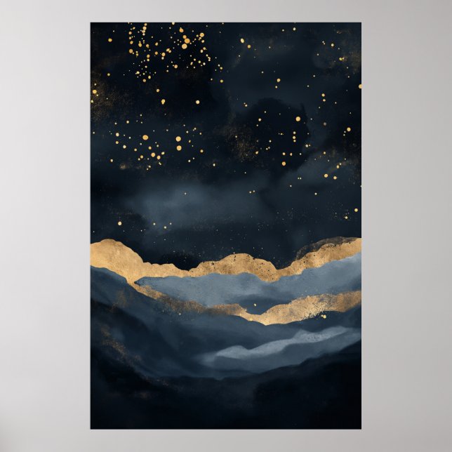 Poster Ouro Noite (Frente)