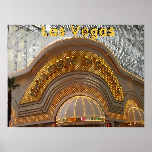 Póster Ouro Nugget Las Vegas (Frente)