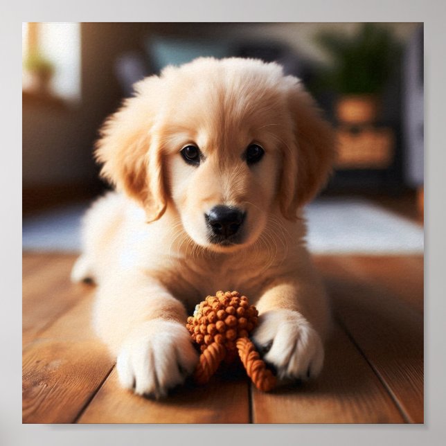 Poster Ouro Retriever (Frente)