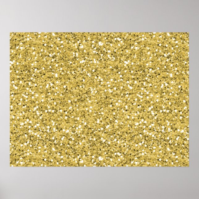 Poster Ouro Shimmer Glitter (Frente)