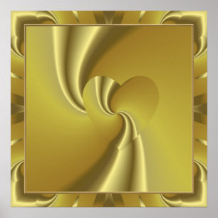 Póster Ouro Slumber do Amor - Amor em Disfarce