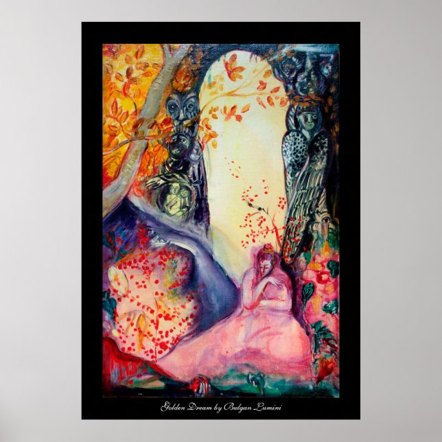 Poster OURO SONHO / Yoga Meditação Zen Garden (Frente)