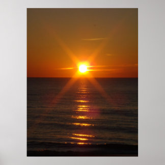 Póster Ouro Sunrise